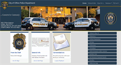 Desktop Screenshot of cliftonpolice.org